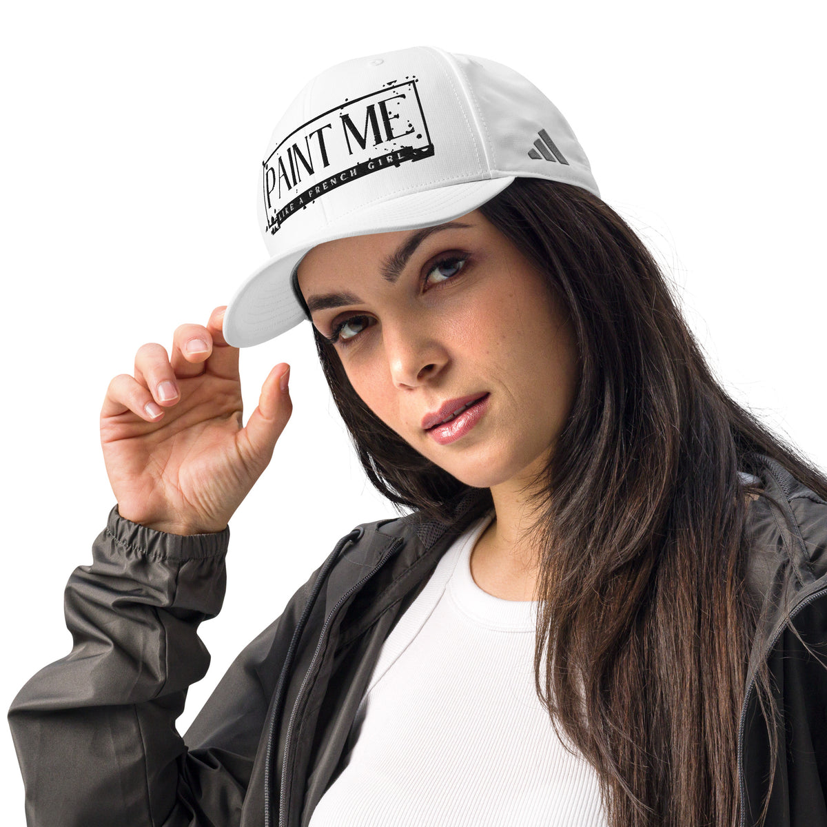 Paint me adidas hat VictoriaMonellArt