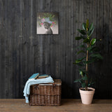 "Humming a sweet succulent" Canvas Print