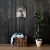 "Humming a sweet succulent" Canvas Print