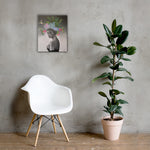 "Humming a sweet succulent" Canvas Print
