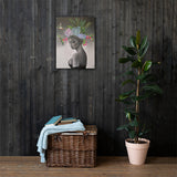 "Humming a sweet succulent" Canvas Print