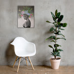 "Humming a sweet succulent" Canvas Print