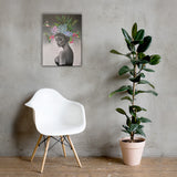 "Humming a sweet succulent" Canvas Print