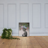 "Humming a sweet succulent" Canvas Print